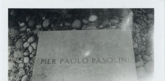 Patti Smith, Pier Paolo Pasolini's grave, Giulia, Italy, 2015
