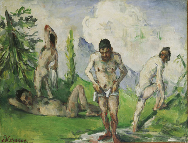 Paul Cézanne, Les Baigneurs au repos, 1875-76 ca., Collection des Musées d'art et d'histoire de la Ville de Genève. Photo Bettina Jacot-Descombes