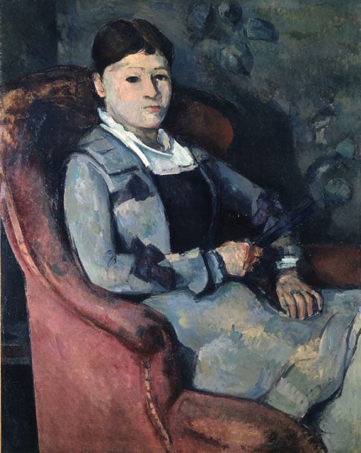 Paul Cézanne, Madame Cézanne à l'éventail, 1878-88 ca., olio su tela, cm 92 x 73, Fondation Collection E.G. Bührle, Zurigo