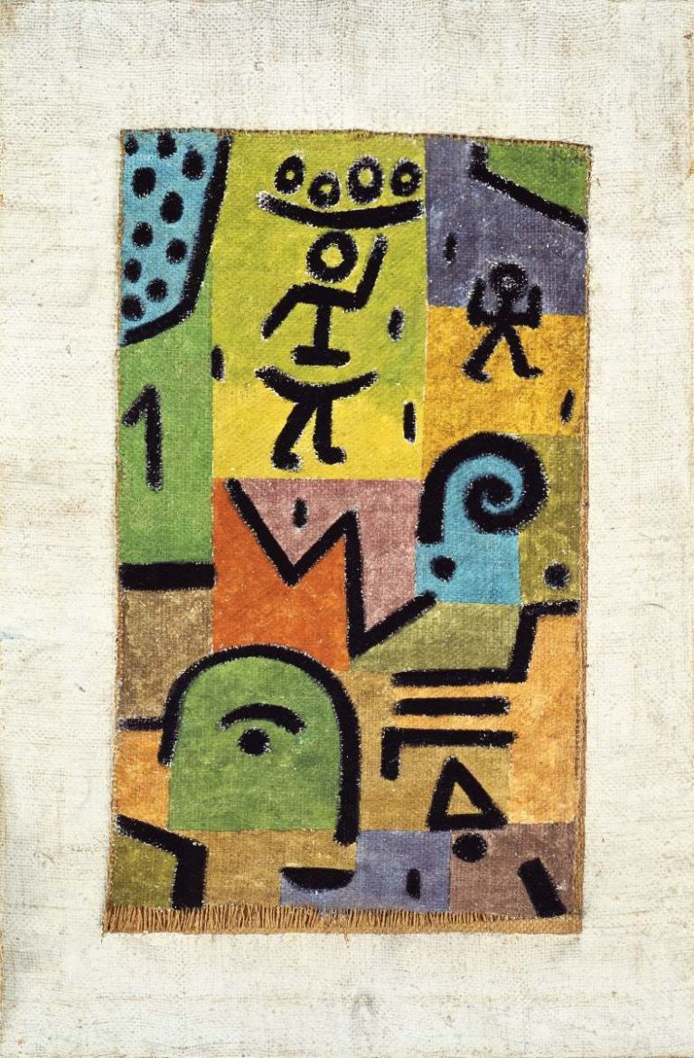 Paul Klee Zitronen Ernte raccolta dei limoni 1937 waterlcolour on chalk gorund on canavas acqurello su preparazione a gesso su tela 70x46 cm Martigny Suisse Fondation Pierre Gianadda 788x1200 Arte e musica a Reggio Emilia. Da Kandinsky a Cage una grande mostra a Palazzo Magnani in autunno