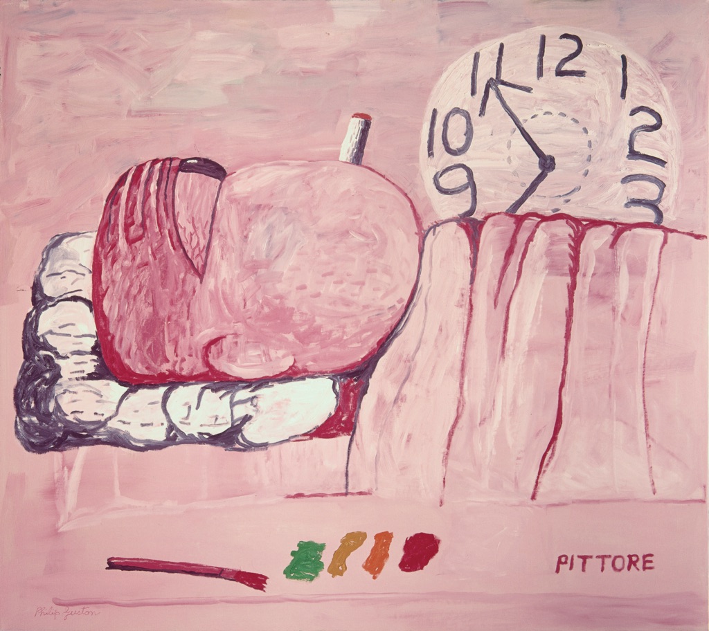 Philip Guston, Pittore, 1973. Olio su tela, 184,8 x 204,5 cm. Collezione privata. © 2016 The Estate of Philip Guston / Hauser & Wirth