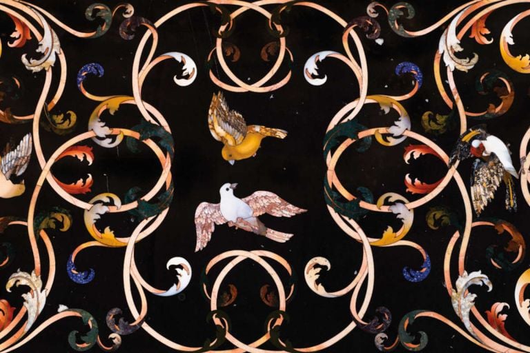 Piano di tavolo in pietre dure, Palazzo Pitti