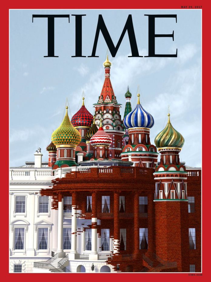 La copertina del Time sul Russiagate