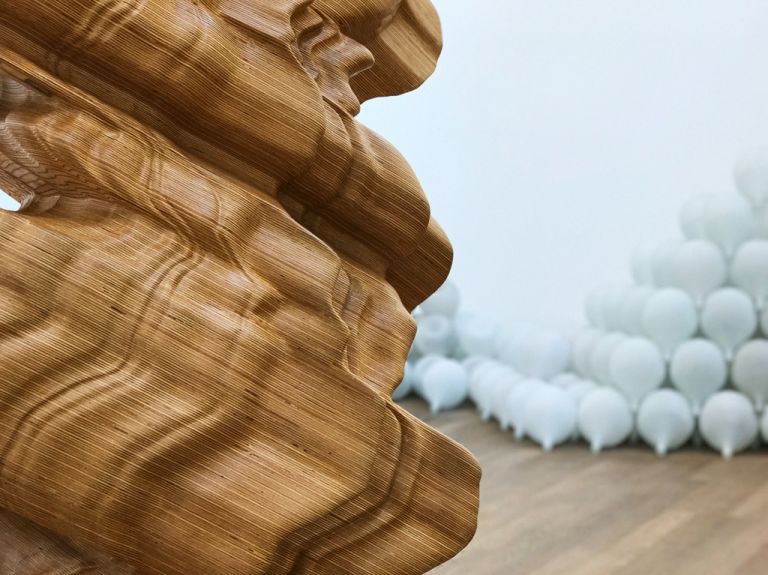 Tony Cragg. Exhibition view at MUDAM, Lussemburgo 2017. Photo Erika Pisa