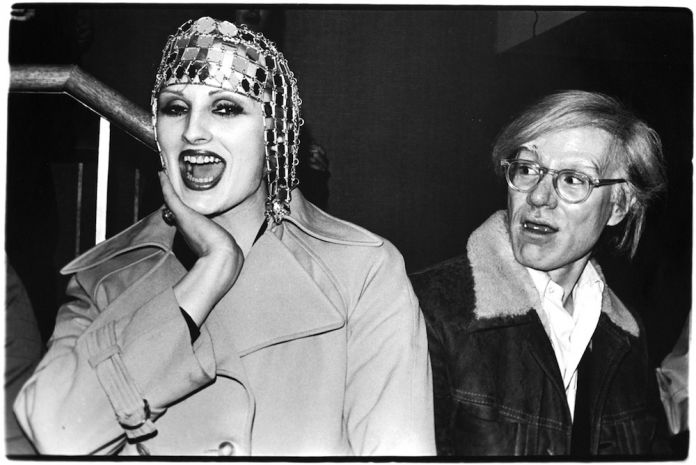 foto Anton Perciò, Cherry Vanilla e Andy Warhol