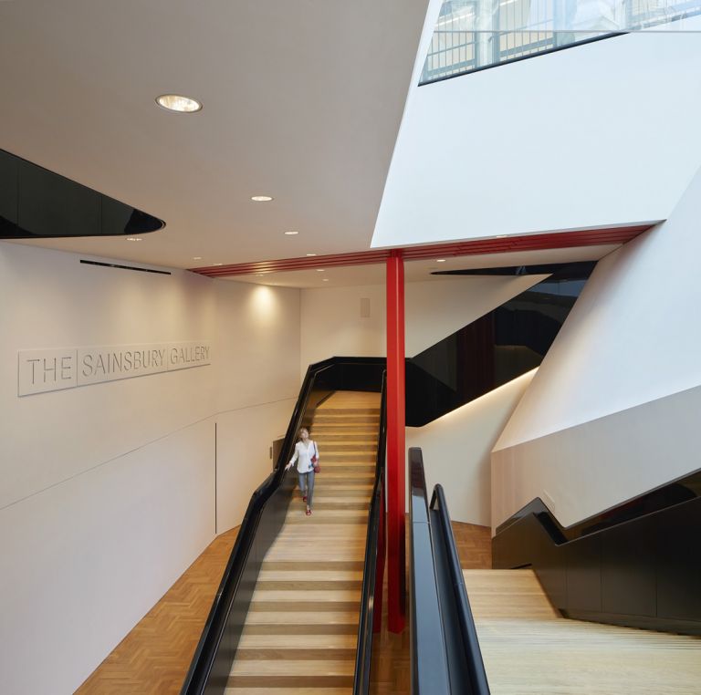 The staircase, the V&A Exhibition Road Quarter, designed by AL_A ©Hufton+Crow