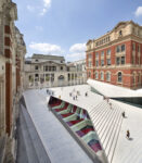 The Sackler Courtyard and Cafe, V&A Exhibition Road Quarter, designed by AL_A ©Hufton+Crow