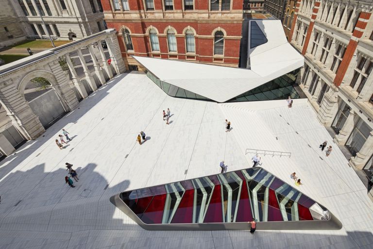 The Sackler Courtyard, V&A Exhibition Road Quarter, designed by AL_A ©Hufton+Crow