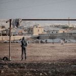 Un’opera della mostra fotografica Syria In/Out