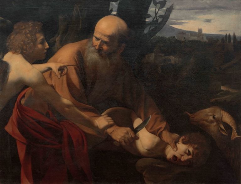 Michelangelo Merisi da Caravaggio Sacrificio di Isacco, 1602-1603 Olio su tela, 152,5 x 182 x 11 cm Galleria degli Uffizi, Firenze ©Gabinetto Fotografico delle Gallerie degli Uffizi