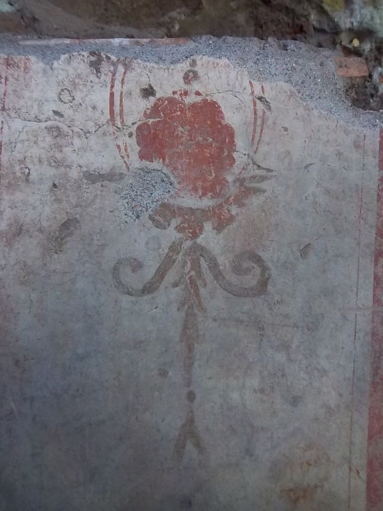 Affresco 3 seconda pulitura dettaglio Un altro tesoro dalle viscere di Roma. Foto e video degli scavi nella Metro C