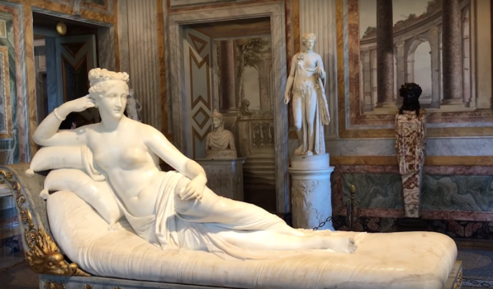 Antonio Canova, Paolina Bonaparte, Galleria Borghese, Roma