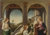 Biagio D'Antonio, Annunciazione, seconda meta XV sec, olio su tela, Accademia Nazionale di San Luca