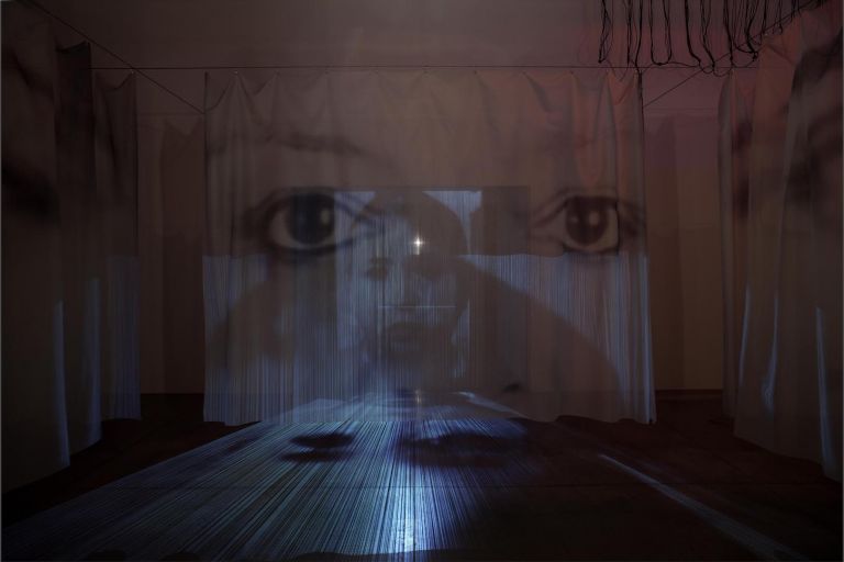 Christian Boltanski. Anime. Di luogo in luogo. Exhibition view at MAMbo – Museo d'Arte Moderna di Bologna, 2017. Photo credit Matteo Monti
