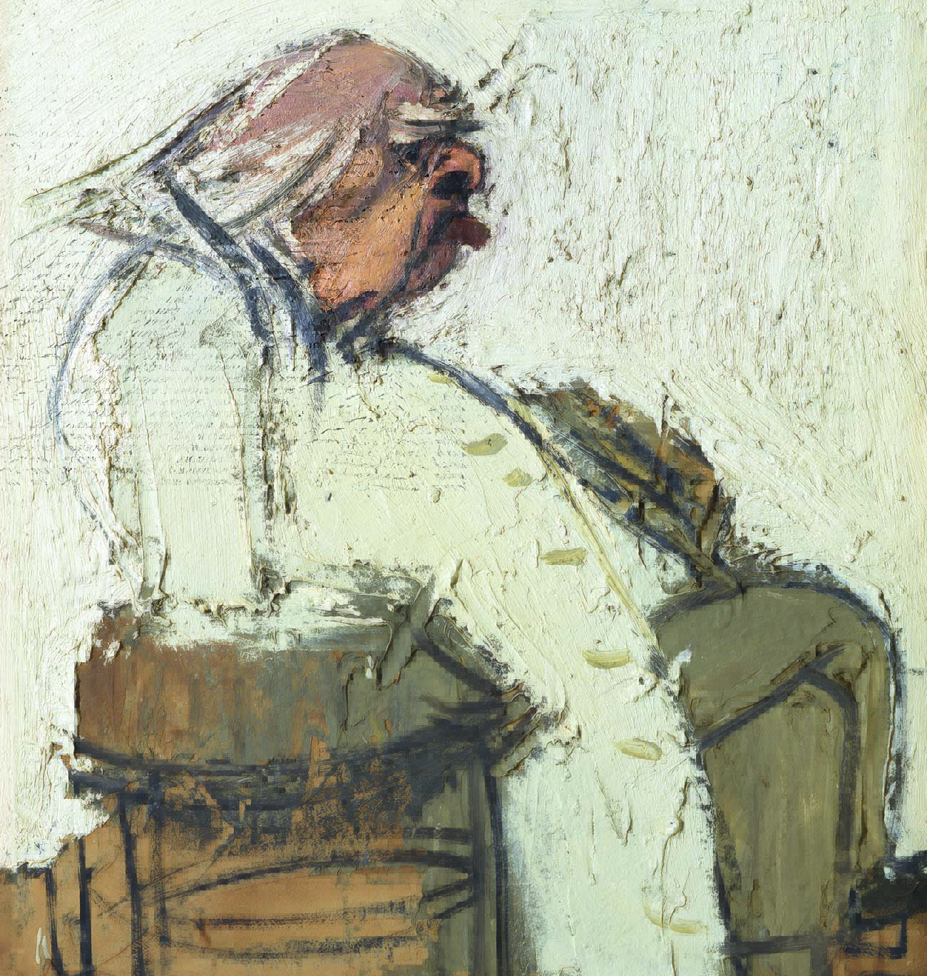 Carlo Mattioli, Ritratto di Carrà, 1965