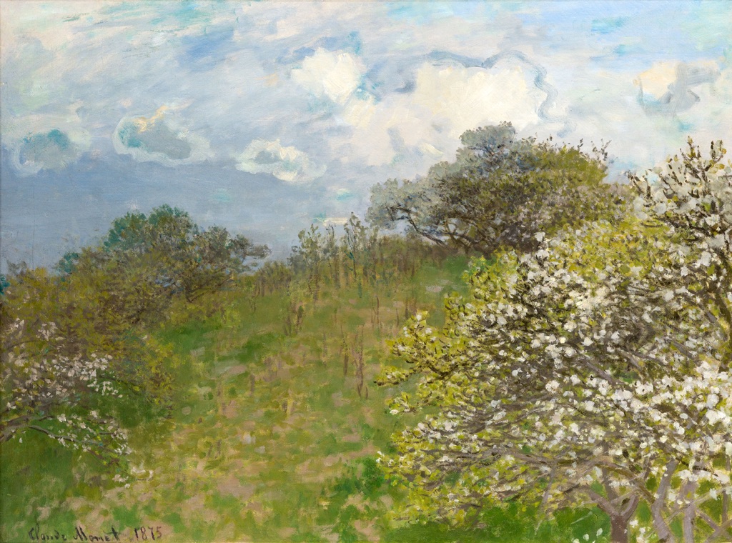 Claude Monet, Primavera, 1875. Johannesburg Art Gallery