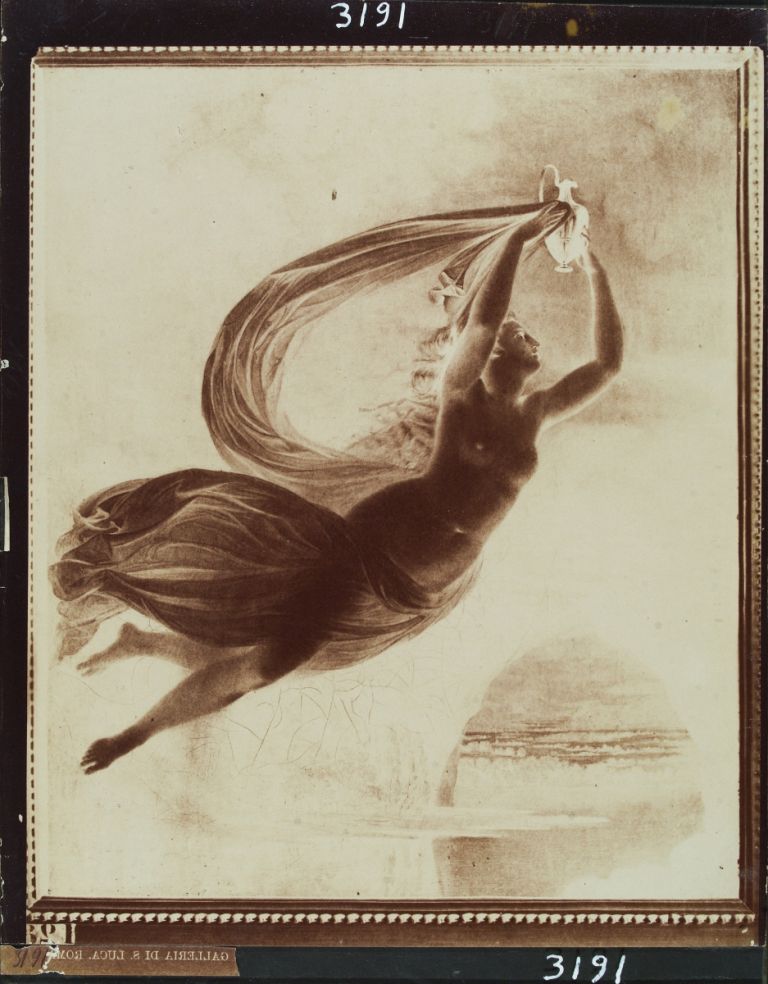 Collezione Cugnoni Roma Collezioni dell'Accademia di S. Luca, Iride, negativo, carta all’albumina incollata su vetro 1875-1900