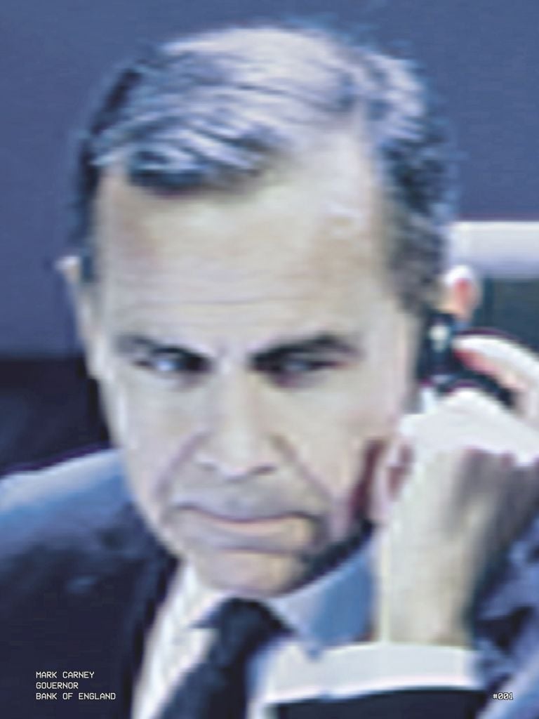 Daniel Mayrit, #1 Mark Carney. Governor, Bank of England, dalla serie You Haven't Seen Their Faces, Madrid, 2015. Courtesy of the author