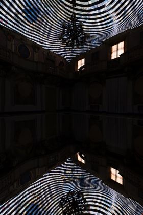 Delumen. A.N.N.A. Installation view at Fondazione Collegio San Carlo, Sala dei Cardinali, Modena 2017