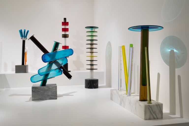 Ettore Sottsass, Il vetro. Installation view at Le Stanze del Vetro, Venezia 2017. Courtesy Fondazione Cini