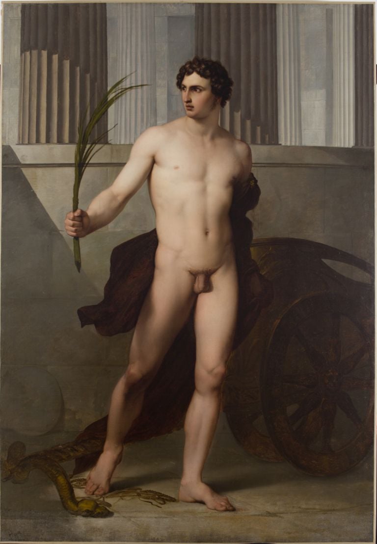 Francesco Hayez Atleta trionfante, 1813, olio su tela, Accademia Nazionale di San Luca, Roma