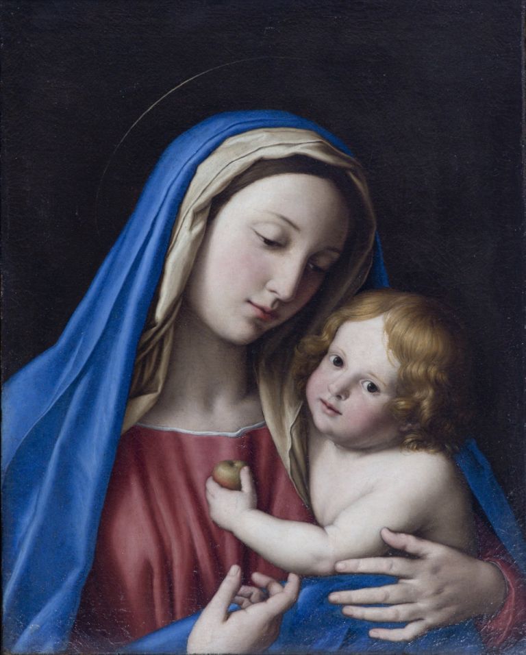 Giovan Battista Salvi (detto Il Sassoferrato), Madonna con Bambino, s.d., olio su tela, Accademia Nazionale di San Luca, Roma