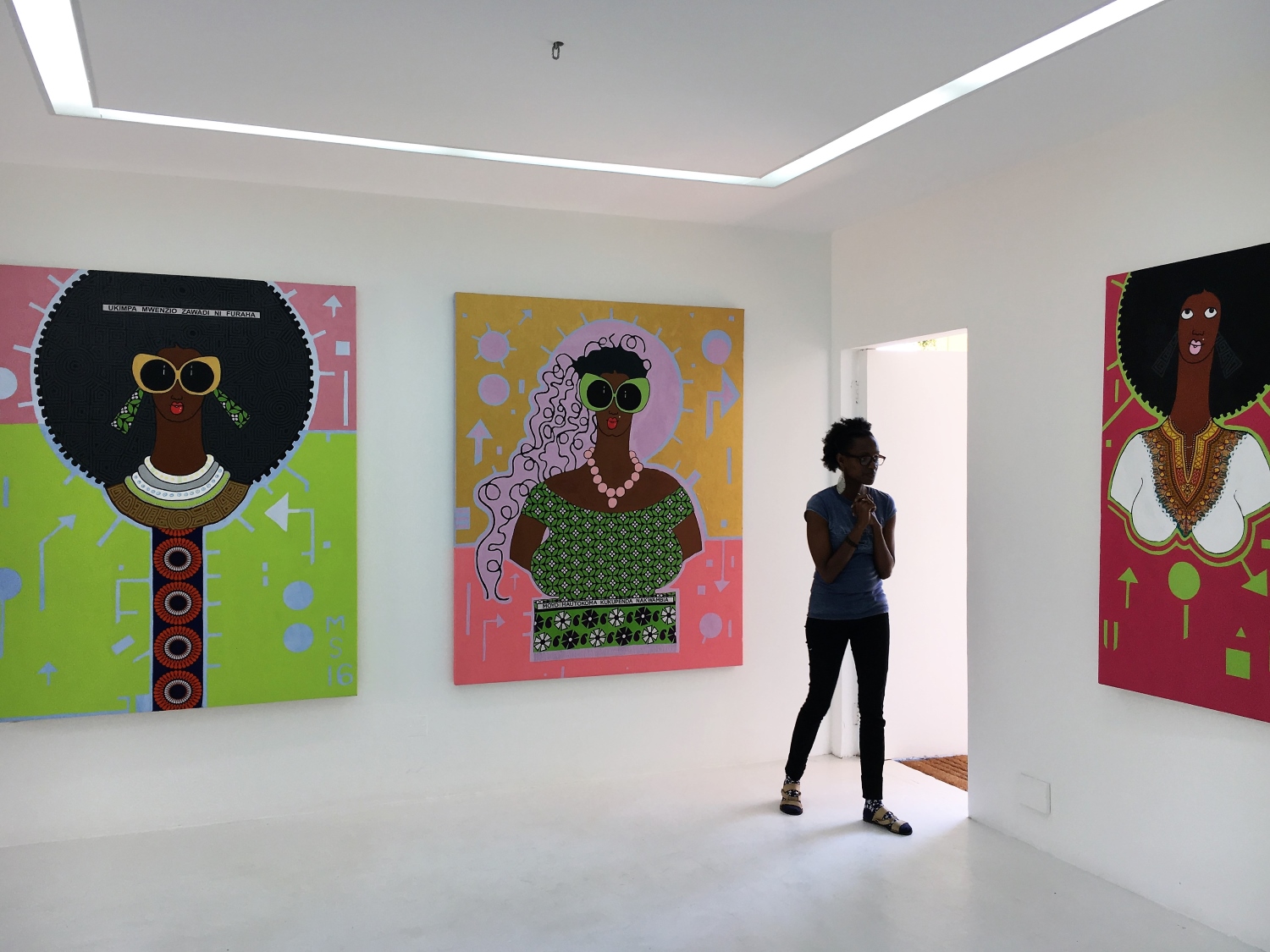 Michael Soi. Exhibition view at Circle Art Gallery, Nairobi 2017