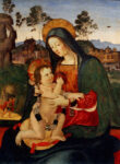 Pinturicchio, Madonna con il Bambino, olio e tempera su tavola, 1495. Fondazione Cassa di Risparmio di Perugia