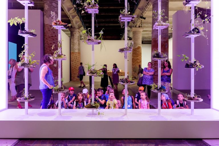 Programma Biennale Educational per alunni della scuola primaria, giugno 2017. Photo by Andrea Avezzù. Courtesy of La Biennale di Venezia