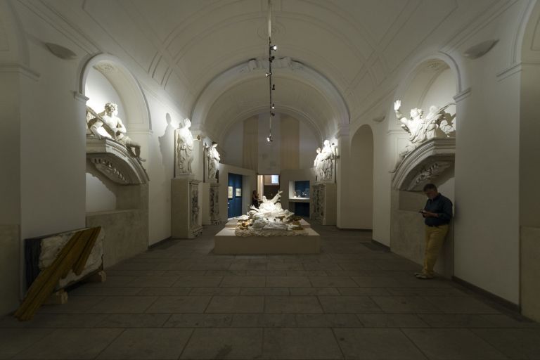 Serpotta e il suo tempo, veduta della mostra. Palermo, Oratorio dei Bianchi. Ph. Pietro Milici