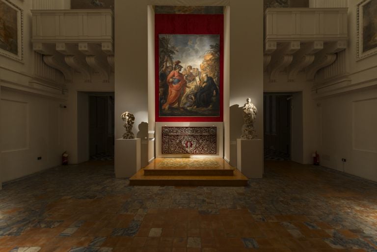 Serpotta e il suo tempo, veduta della mostra. Palermo, Oratorio dei Bianchi. Ph. Pietro Milici