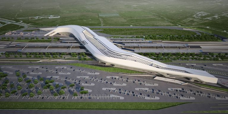 Stazione AV di Napoli Afragola © Zaha Hadid Architects