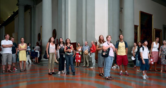Thomas Struth, Audience 4 (Galleria Dell'Accademia), Firenze, 2004