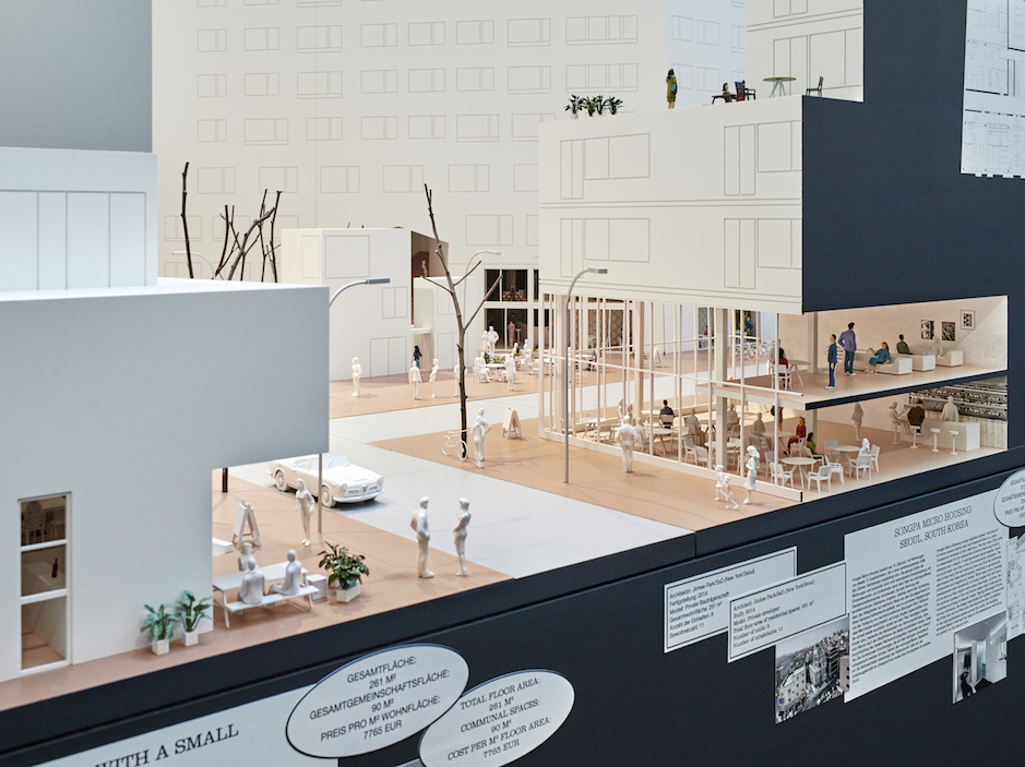 Together! The New Architecture of the Collective. Exhibitin view at Vitra Design Museum, Weil am Rhein 2017. Photo Mark Niedermann