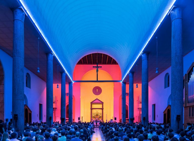 William Basinski, Chiesa di Santa Maria Annunciata in Chiesa Rossa, Milano 2017. Photo Delfino Sisto Legnani