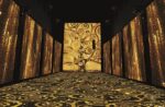 Particolare e texture ispirate a G. Klimt, L’albero della vita, dal Fregio per Palazzo Stoclet a Bruxelles