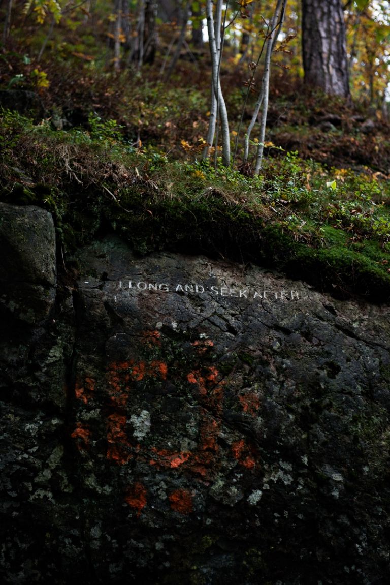 ©Jenny Holzer Cliff SapphoIvar KvaalEkebergparken Credit: Ekebergparken / © Ivar Kvaal