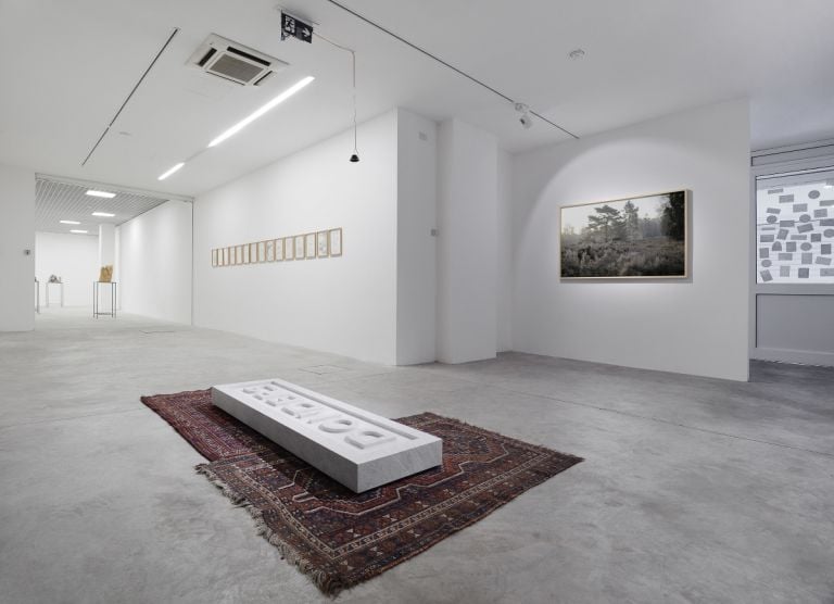 Domenico Mangano & Marieke van Rooy, Homestead of Dilution. Installation view, Nomas Foundation, Roma. Courtesy di MAGAZZINO, Roma e degli artisti, photo Roberto Apa