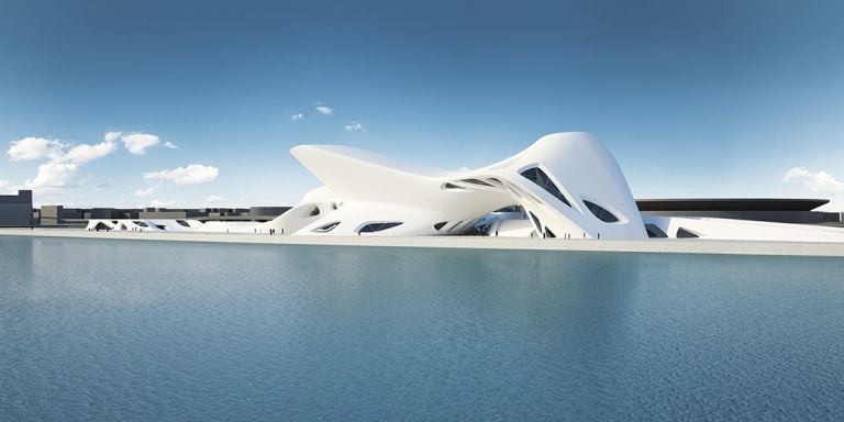 Nuragic And Contemporary Art Museum (Cagliari) 2006 - TBC Render, Courtesy Zaha Hadid Architects