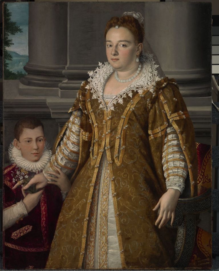 Alessandro Allori, Bianca Cappello con il figlio Antonio, post 1582 – ante 1587. Dallas, The Dallas Museum of Art