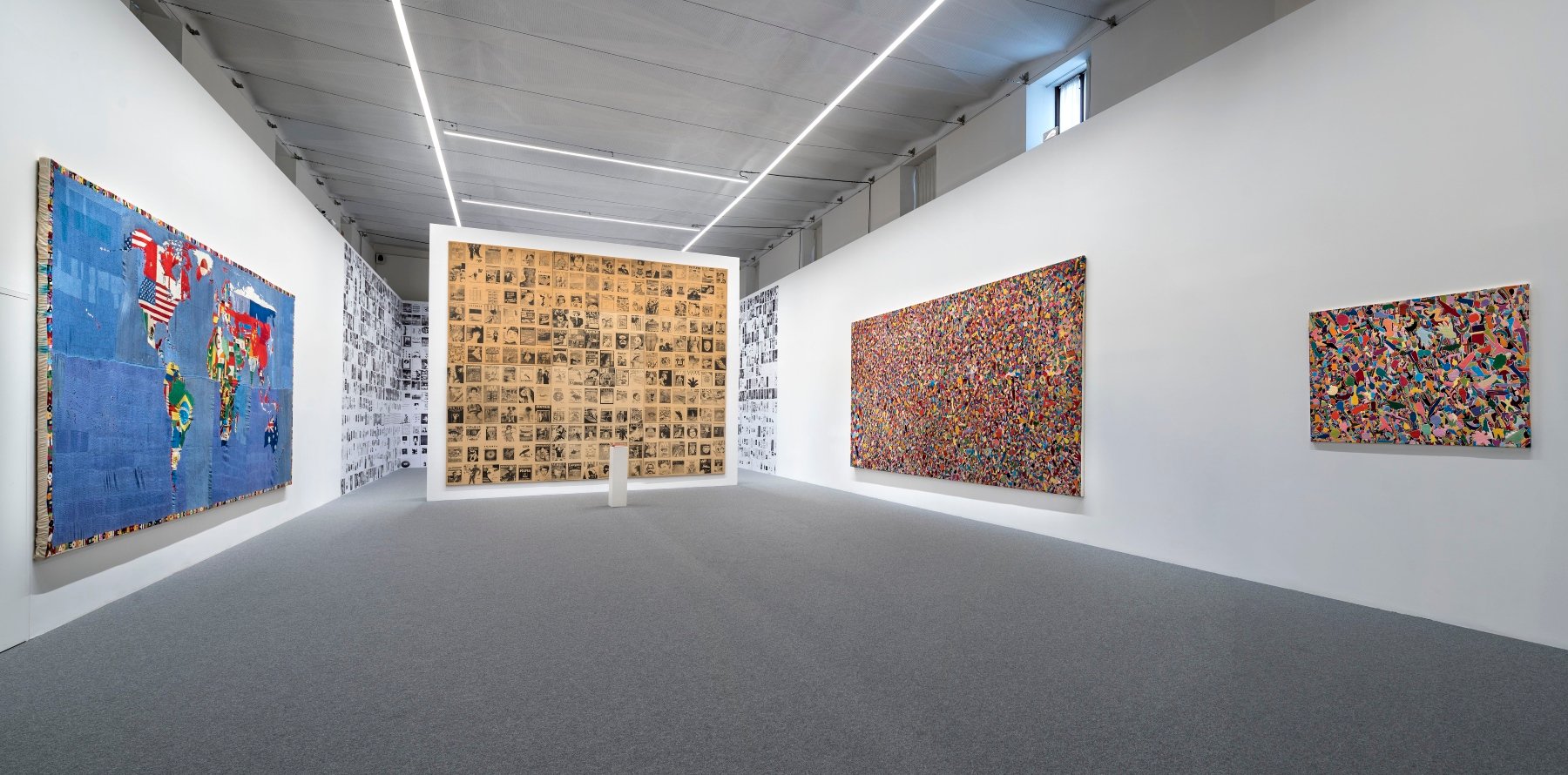 Alighiero Boetti: Minimum/Maximum, installation view at Fondazione Giorgio Cini, Venezia 2017, photo Matteo De Fina