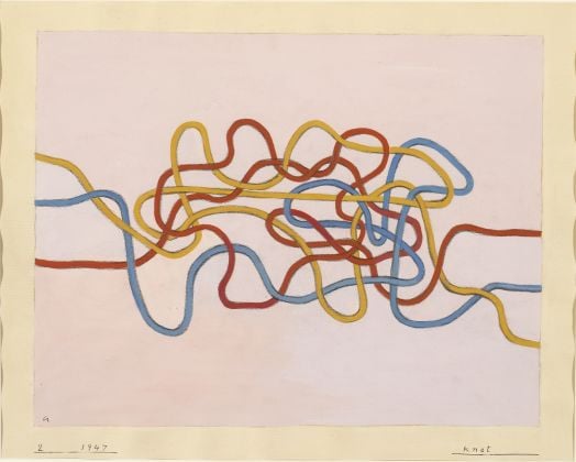 Anni Albers, Knot, 1947, Gouache on paper, The Josef and Anni Albers Foundation, Bethany CT, Photo Tim NighswanderImaging4Art © The Josef and Anni Albers Foundation, VEGAP, Bilbao, 2017