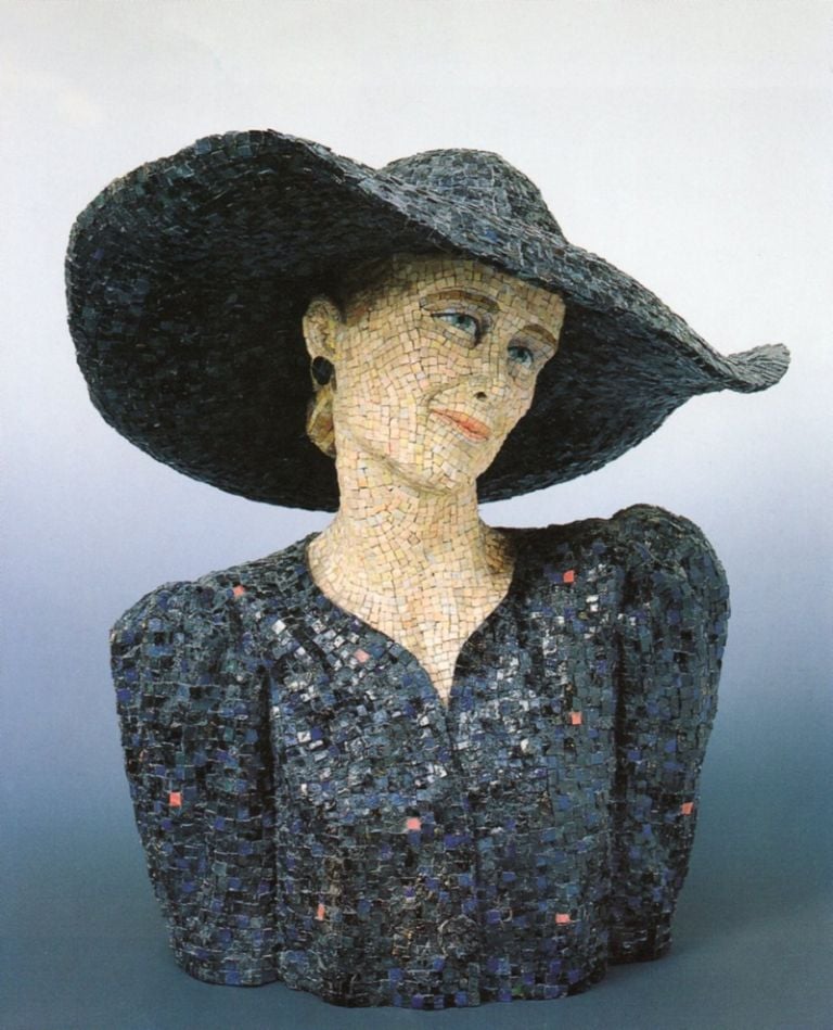 Athos Ongaro, Dama o Eleonora, 1981, mosaico su resina, collezione privata. Ph. Laura Lenzi