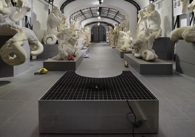 Benjamin Hirte, Chadwick Rantanen #2, 2017, installation view at Museo Pietro Canonica, Roma