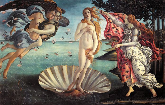 La nascita di Venere, Sandro Botticelli