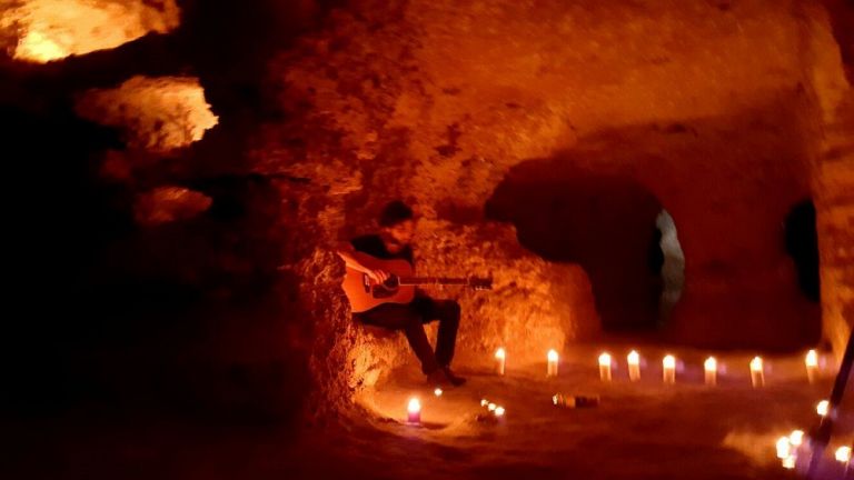 Catacomba di Porta d'Ossuna, Palermo. Live di Fabrizio Cammarata