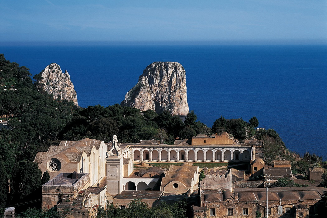 Certosa di San Giacomo, sede del Festival della Fotografia di Capri
