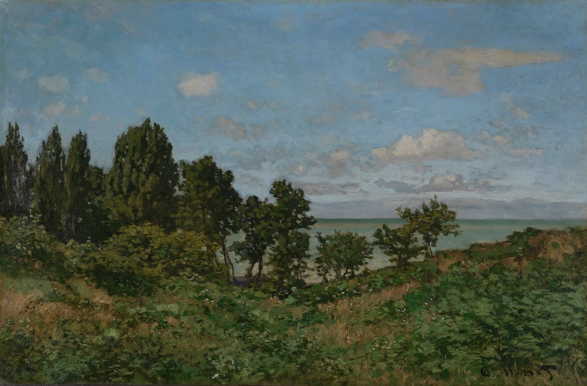 Claude Monet, Coastal Landscape, 1864, Van Gogh Museum, Amsterdam (acquired with the support of the Vincent van Gogh Foundation and Rembrandt Association)