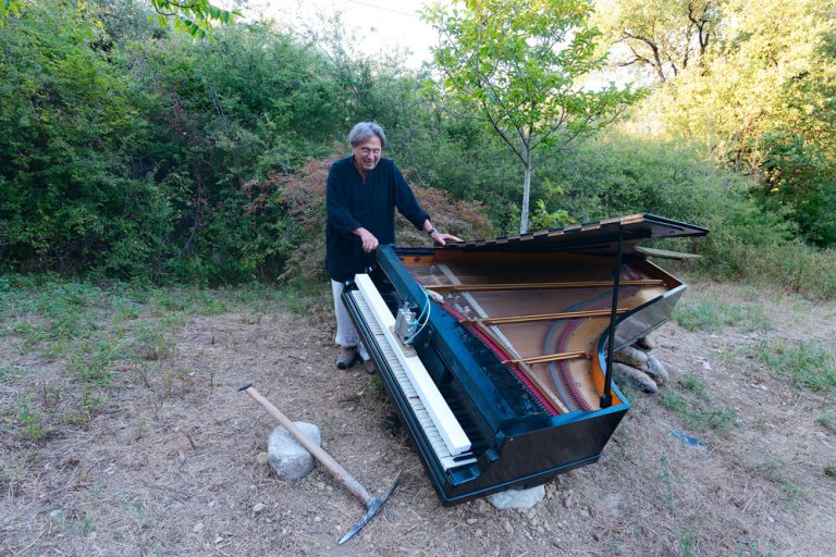 Alvin Curran, Pian de pian piano. Ph. Gino Di Paolo