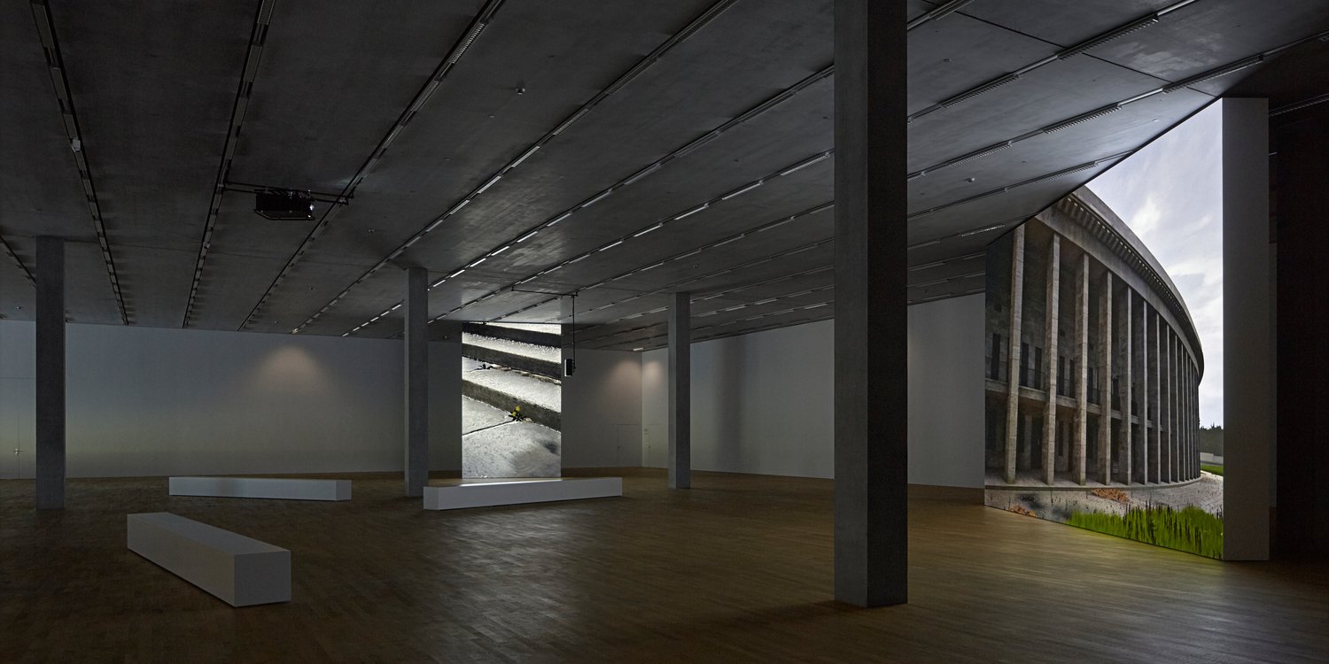 David Claerbout, Olympia, 2016. Installation view at Schaulager, Münchenstein 2017